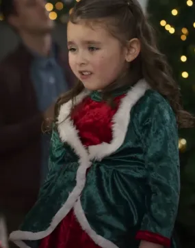 The Picture Of Christmas 2021 Mila Jones Coat | Emily Hart Green Coat