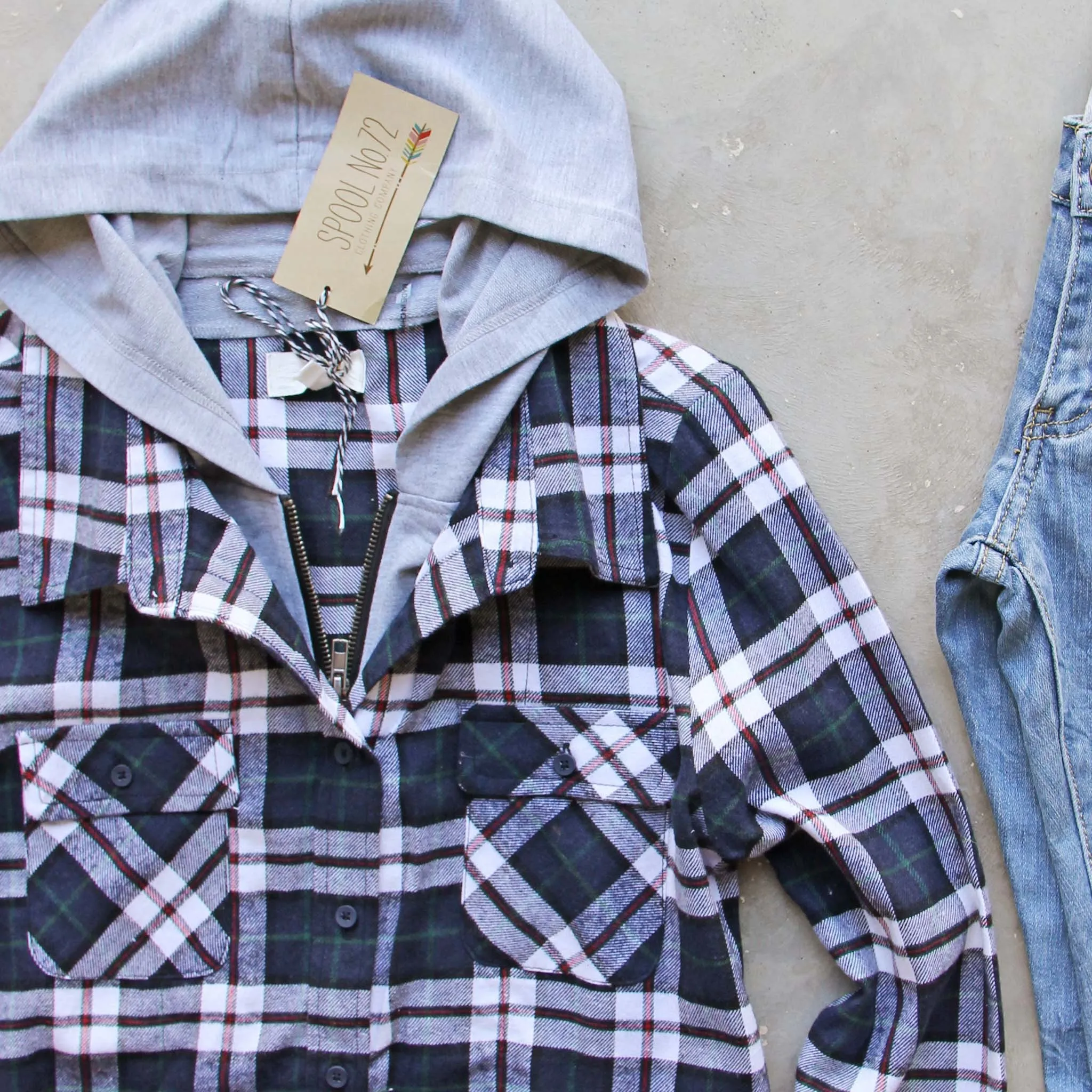 The Portland Plaid Hoodie