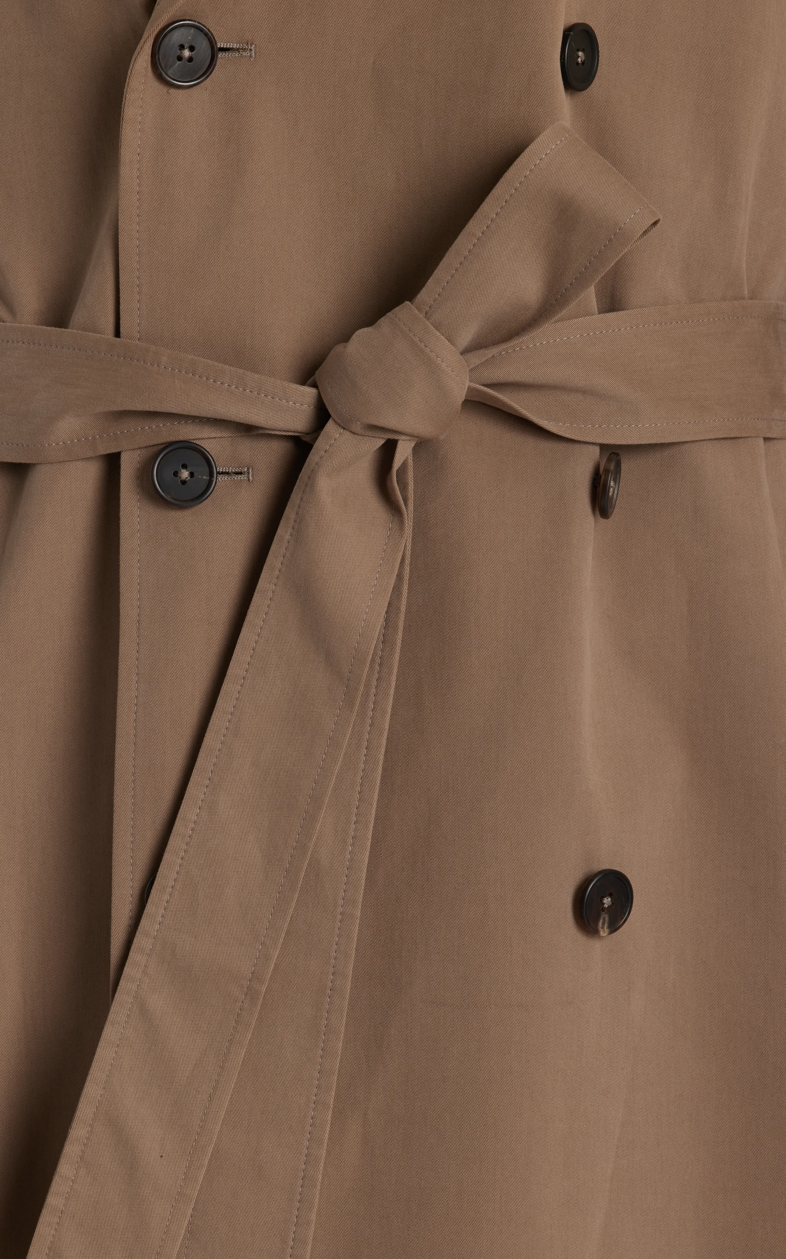 The Row Montrose Cotton-Cashmere Trench Coat