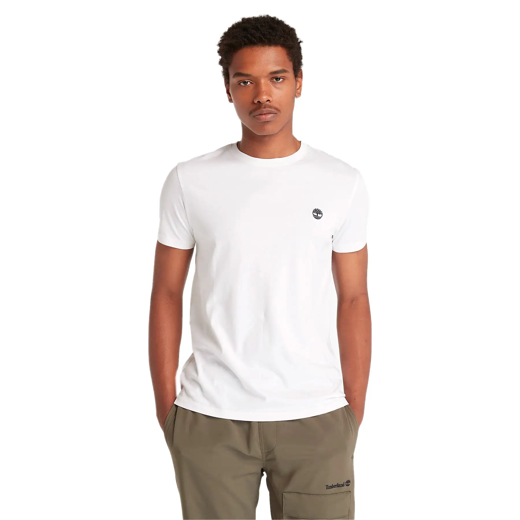 Timberland Mens Crew Neck T Shirt 'Dunstan River Jersey Crew' Slim Fit - Short Sleeved