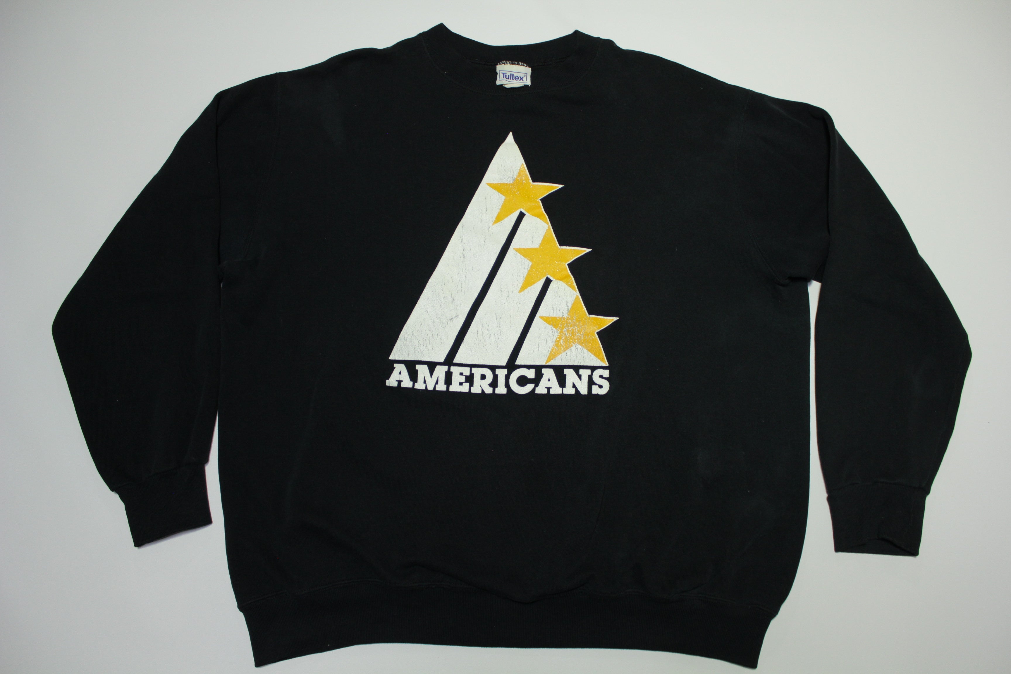 Tri-City Americans Vintage 80's Original Logo WHL Hockey Crewneck Sweatshirt