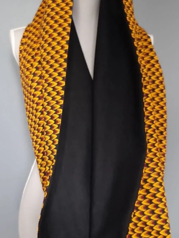 Umaler Ankara African Print Versatile Infinity Unisex Neck Scarf - African Clothing Store | JT Aphrique