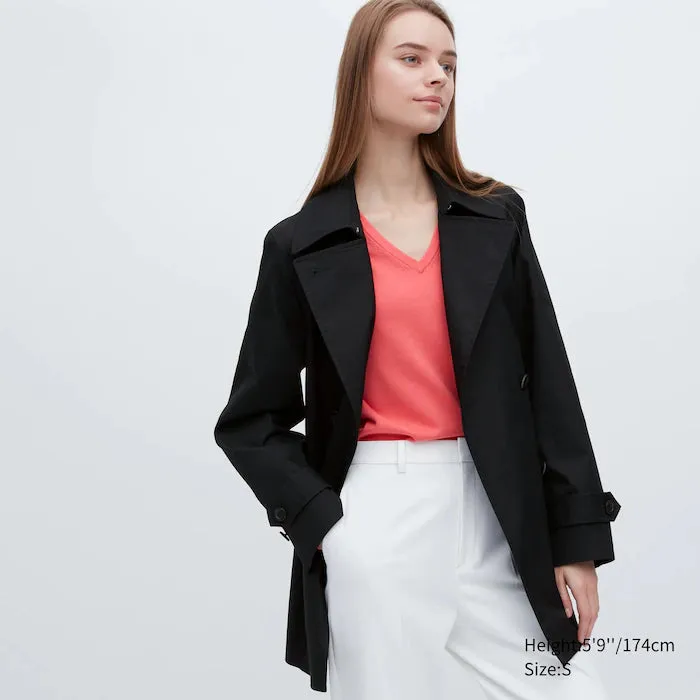 Uniqlo Short Trench Coat