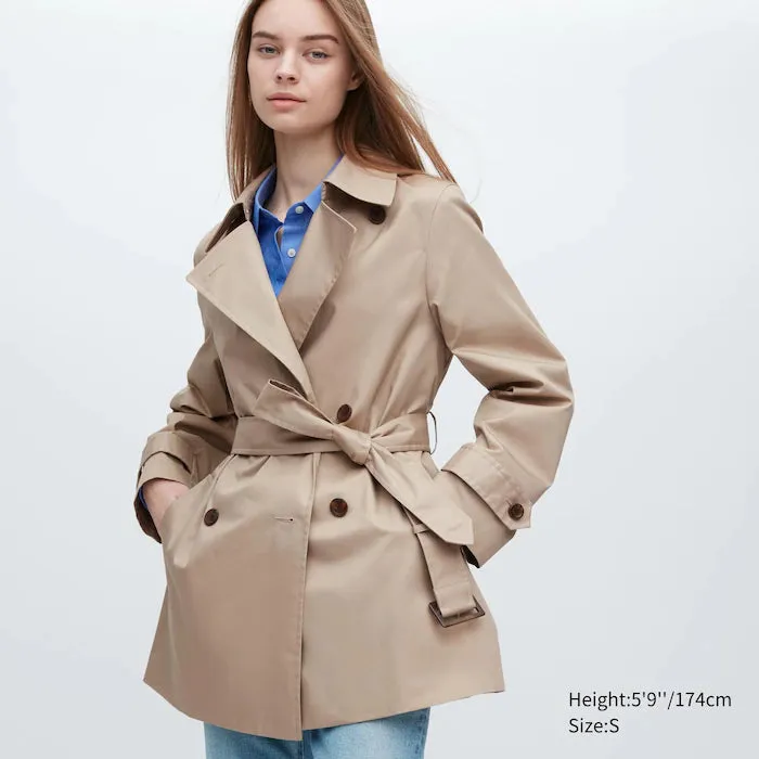 Uniqlo Short Trench Coat