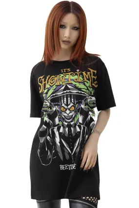 unisex t-shirt KILLSTAR - Beetlejuice It's Showtime - Black - KSRA012007  -  Metal-shop