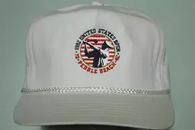 United States Open Pebble Beach 1992 Vintage 90's Golf Trucker Snapback Adjustable Hat