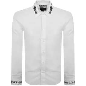 Versace Jeans Couture Slim Long Sleeve Shirt White