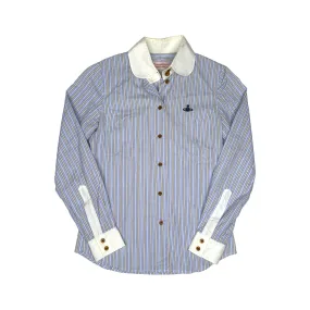 VIVIENNE WESTWOOD RED LABEL STRIPE BUTTON UP SHIRT (WOMENS)