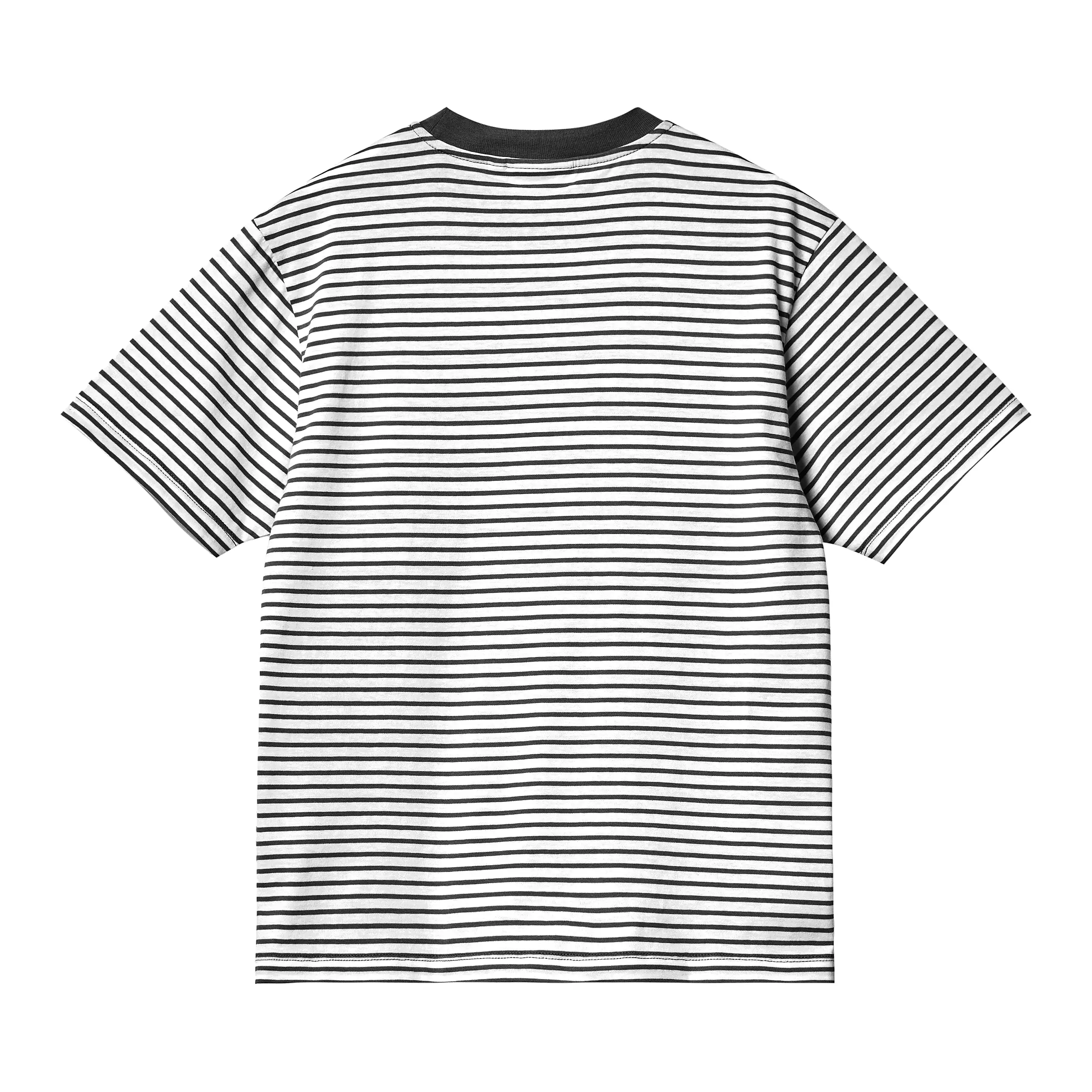 W' S/S COLEEN T-SHIRT COLEEN STRIPE, WHITE / BLACK