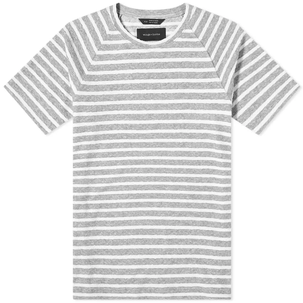 Wings + Horns Striped T-ShirtStone Stripe