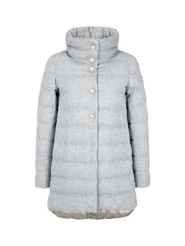 Women s Cashmere Silk Down Padded Coat Melange Gray 271631