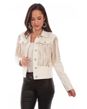 Women's Fringe Jean Jacket